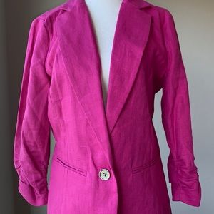 NWT Michael Michael Kors pink blazer sz 4 —great with shorts, dress or jeans